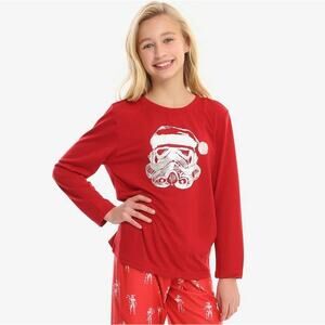 Star Wars Slumber by Munki Munki Stormtrooper Santa size L pajama top